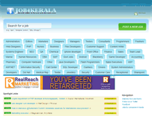 Tablet Screenshot of job4kerala.com